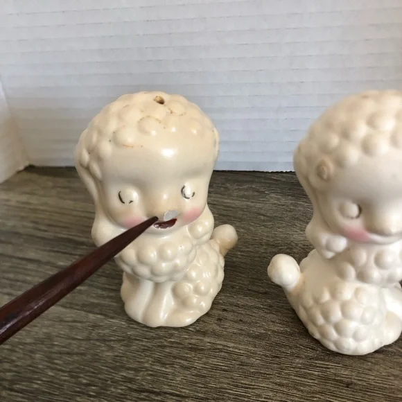 Vtg Poodle Salt and Pepper Shakers - Picture 9 of 12